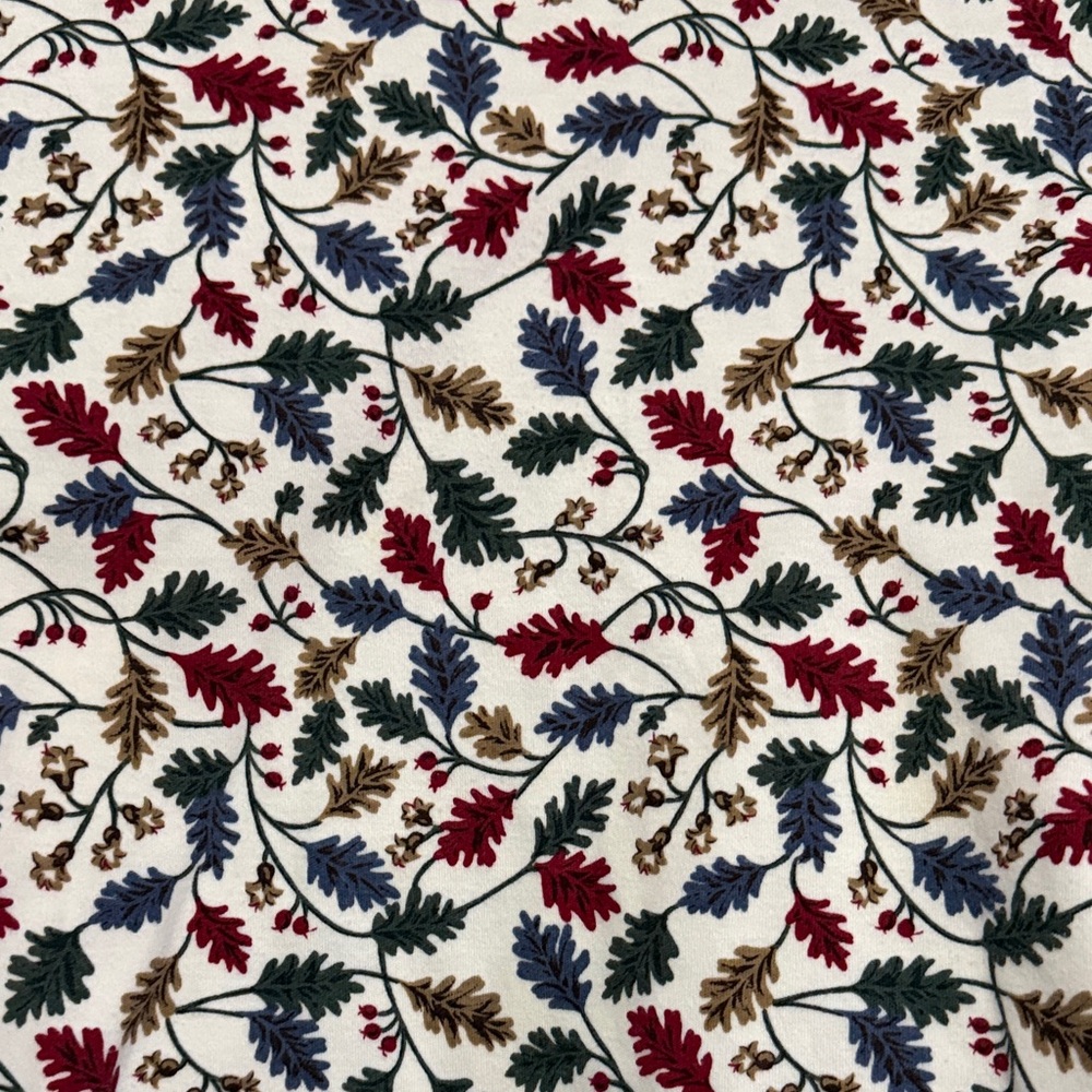 Talbots Multicolor Leaf Turtleneck - image 2